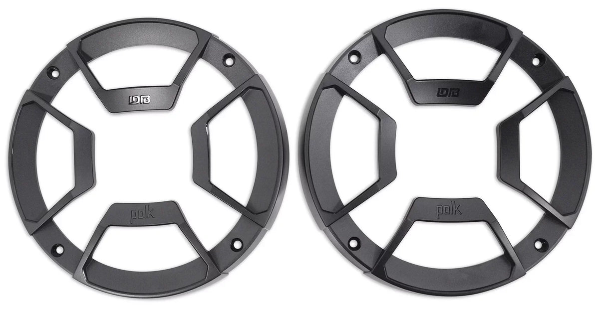 1998-2013 Harley Davidson Touring 6.5" 300W Polk Audio Speakers W/Adapter Plates