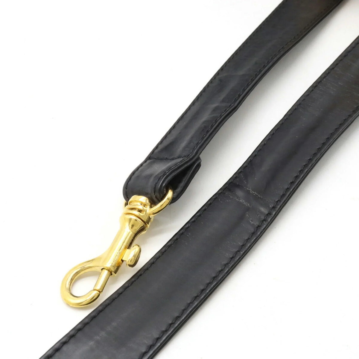 (Fair) Mark Matelasse Leather Shoulder Coco Bag Vanity Pre-Owned Handbag Black