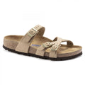 Nubuck SANDCSTLE - Footbed Franca Soft - 1022973 Women's Birkenstock Sandcastle Narrow
