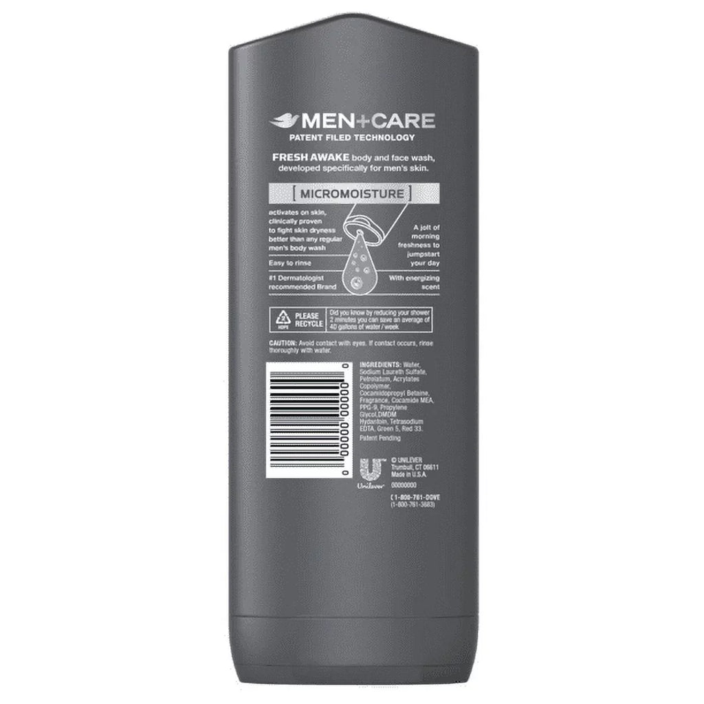 Pack Men+Care Body oz, Wash Dove Moisture Clean 6 Comfort Face Micro 13.5 of