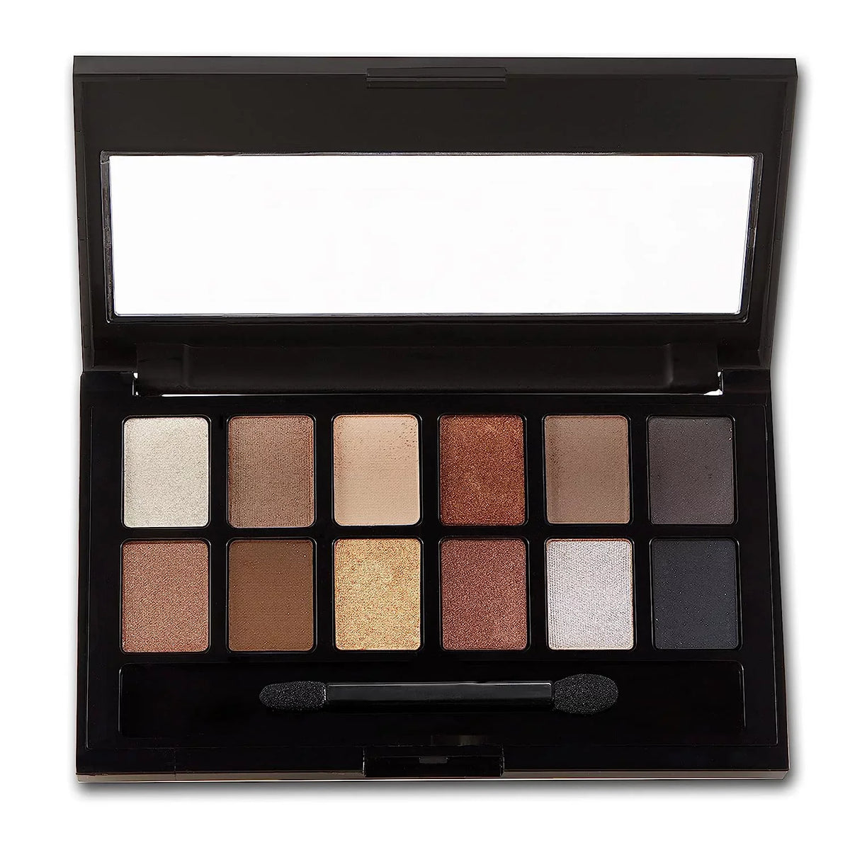 The Blendable Eyeshadow Shades, 1 Nudes Pigmented Palette Matte and Count Shimmer Makeup, Powder, Maybelline 12