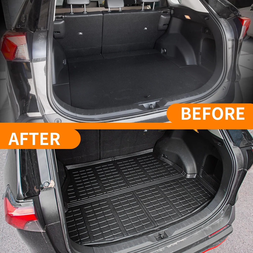 Rav4 Rubber TPE 2020 Trunk 2019 2023 Liner Mat All Accessories Mat) Rav4 2022 2021 Fit climate Mat (Rear Trunk Cargo