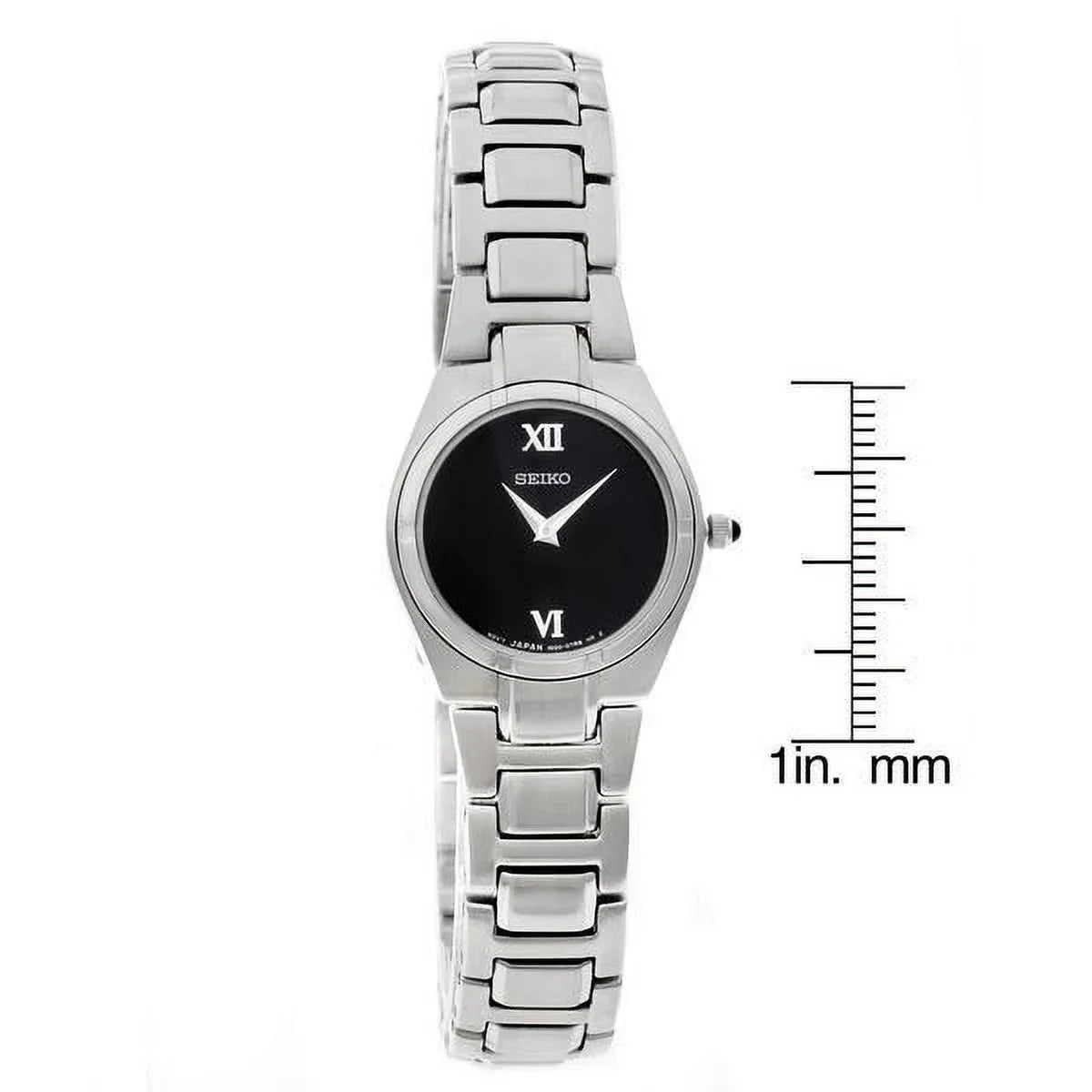 Seiko Women'S Black Dial Bracelet Watch Sujd53