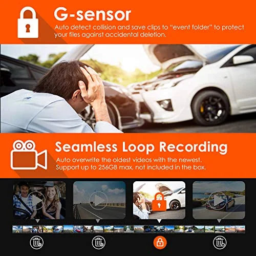 Channel N4 and Dash Rear, 1440P+1440P Front Vantrue and 3 Front 4K+1080P Cam, 4K