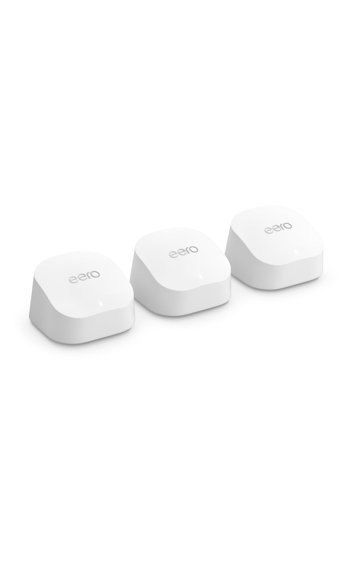 Amazon eero 6+ mesh wifi router - Supports internet plans up to a Gigabit, Coverage up to 1,500 sq. ft., Connect 75+ devices, 1-pack