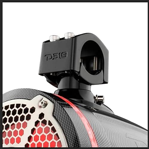 DS18 CF-X8TPBNEO 8" Neodymium Marine Towers with Built-in Passive Radiator, 1" Driver and RGB LED Lights - High Performance, Marine Grade IP65 Rated, 550W Max 180W RMS 4 Ohms (Pair)