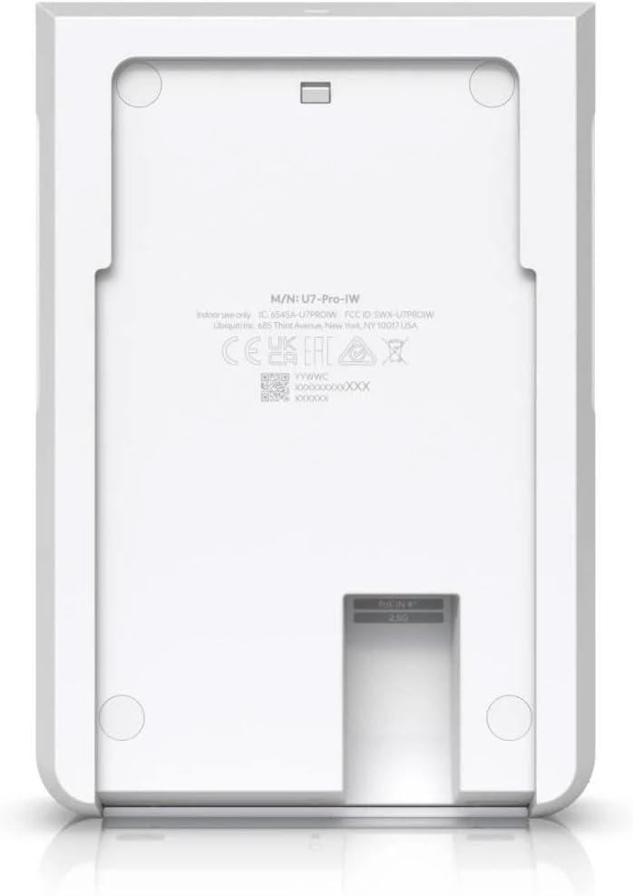 U7-PRO-Wall â UniFi High Capacity Wall-Mount WiFi 7 Access Point, White