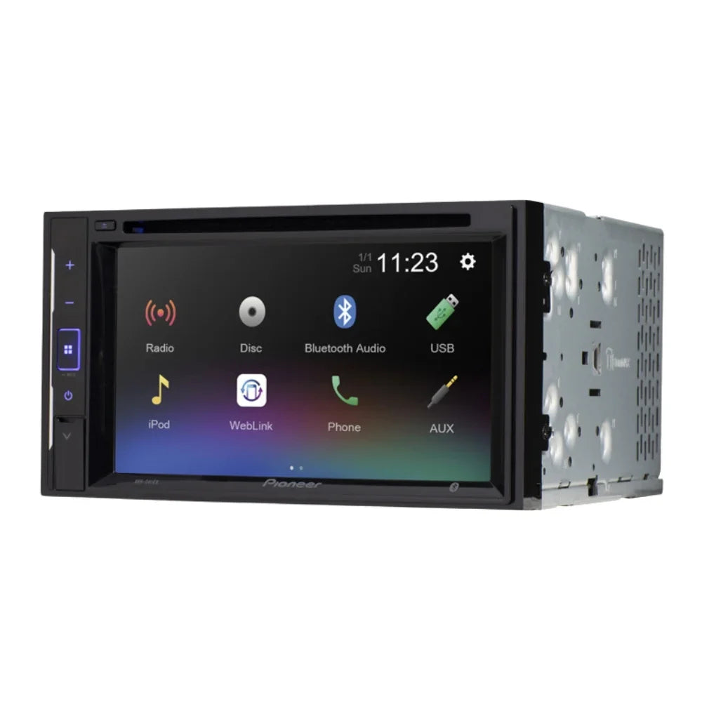 Digital W/ Media Bravada Oldsmobile KIT4835 Kit/in-Dash AM/FM 2002-2004 with for Camera/Installation Car Touchscreen Pioneer Bluetooth/Backup DVD/CD Receiver Double AVH-241EX Stereo 6.2" Bundle DIN