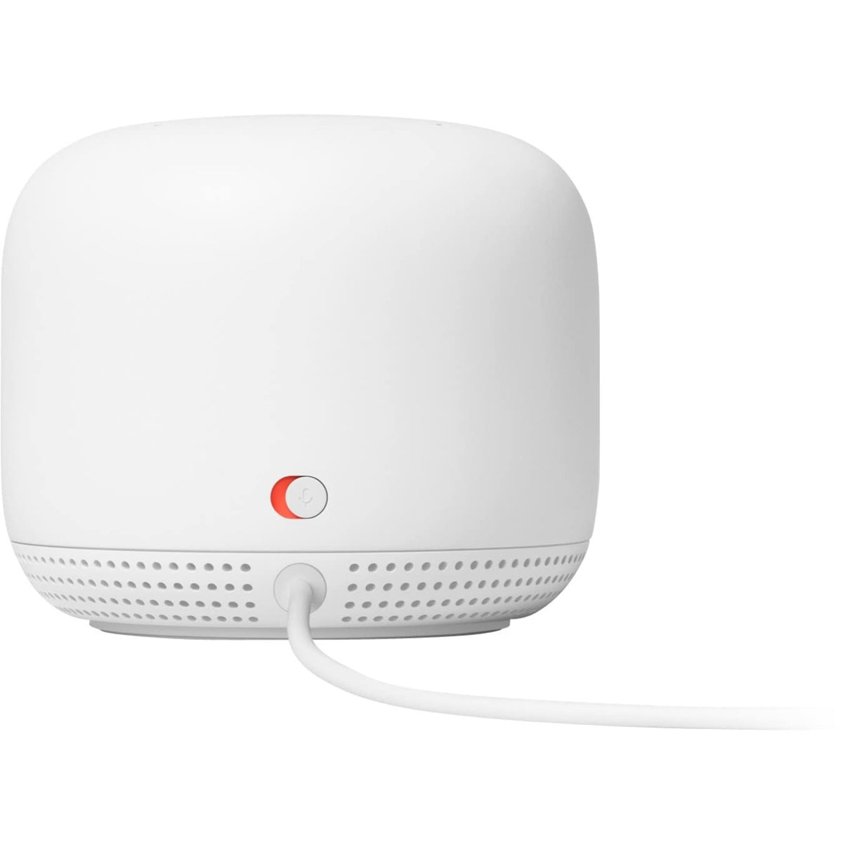Nest WiFi Router with 1 Point - Mesh for Wireless Internet Wi-Fi Extender Smart Speaker Works and Google Home Systems Snow