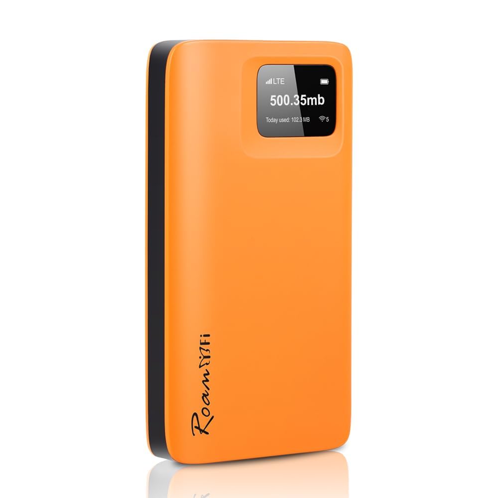 RoamWiFi Mobile Hotspot Pocket WiFi, Portable WiFi No SIM Card Needed, MiFi