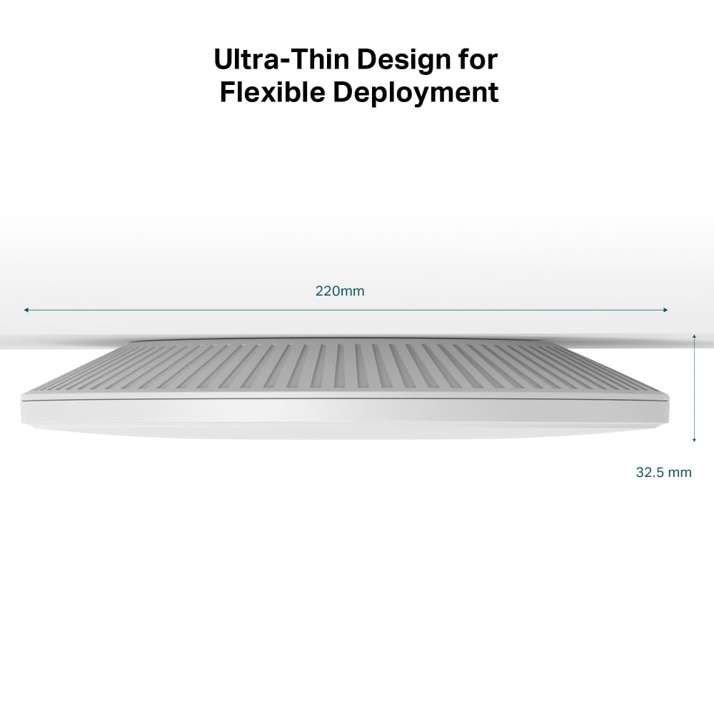 Omada 7 Pro BE11000 WiFi Access Point, 2.5G Port, w/o DC Adapter(EAP772)