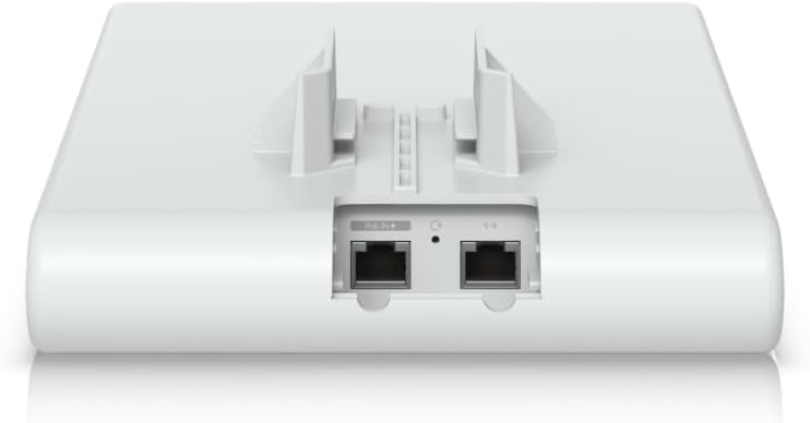 U6-Mesh-Pro Outdoor WiFi 6 Access Point US Version - Dual-Band 4x4 MU-MIMO, IPX6 Weatherproof | Bundled with QALYNX 3ft Slim Cat6A Patch Cable (28 AWG)