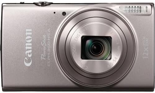 Canon PowerShot ELPH 360 HS A 20.2MP Digital Camera (Silver) Bundle