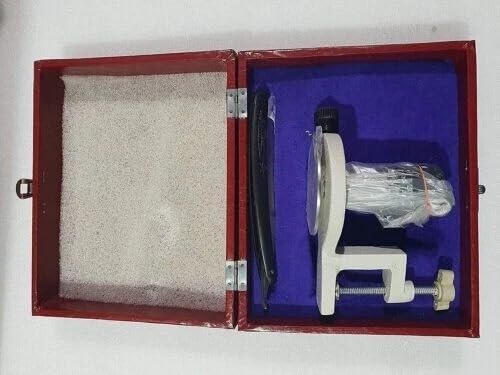 Hand and Table Microtome, Precision Rotary Cutting Instrument with Clamp Mount and Micrometer Adjustment