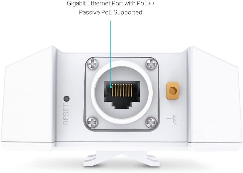 Omada AX3000 Outdoor Wireless Access Point, w/PoE Injector(EAP650-Outdoor)