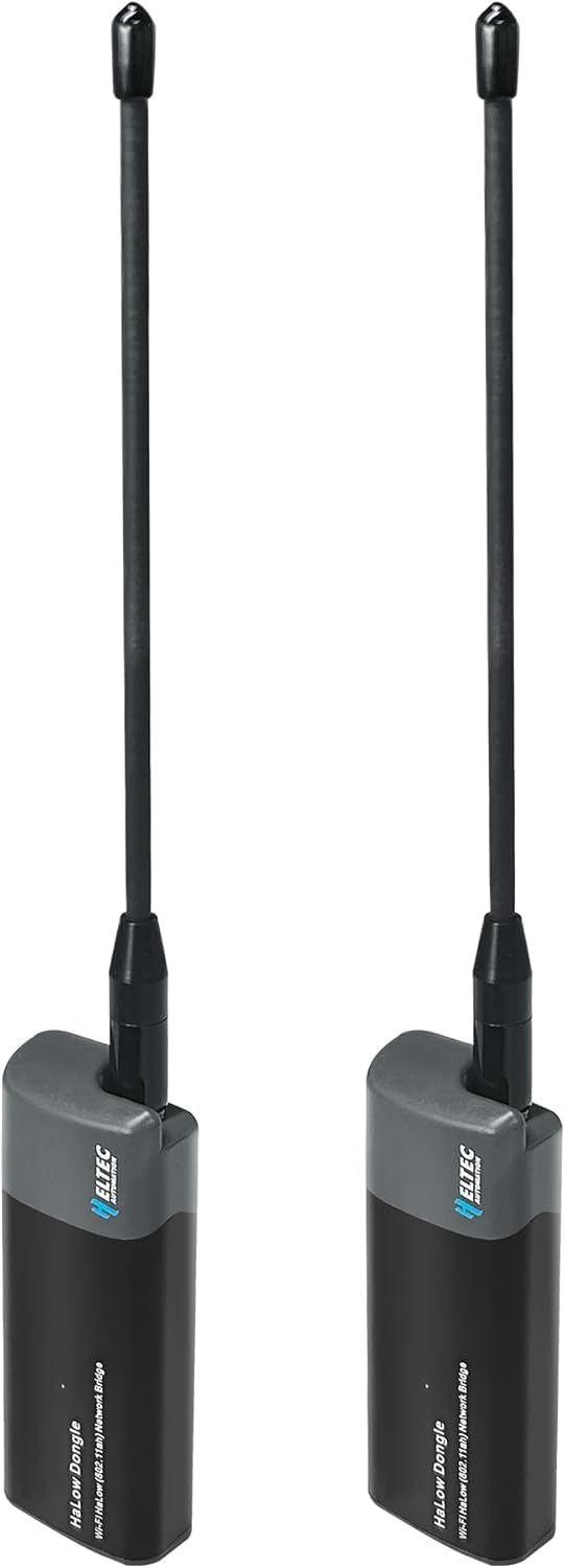 Heltec Automation Wi-Fi HaLow Dongle Wireless Bridge 802.11ah Network Booster Long Range Wireless Access Extender Ethernet Bridge Repeater (STA+HT-H7608)
