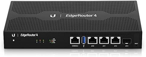 Ubiquiti Networks Edgerouter 4 Ethernet Lan Black Wired Router