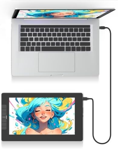 VEIKK C-C Cable for VK1200 V2 and VK1200 V3 Drawing Tablet with Screen