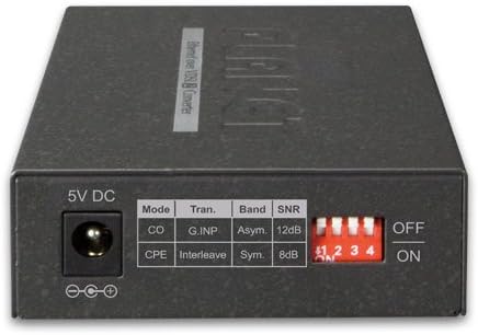 Planet VC-231G: 1-Port 10/100/1000T Ethernet to VDSL2 Converter -30a Profile w/G.vectoring, RJ11