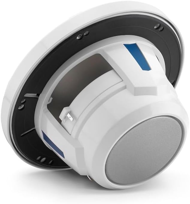 JL Audio M6 Series 6.5" Marine Coaxial Speakers w/Gloss White Sport Grille - M6-650X-S-GwGw [010-03090-00]
