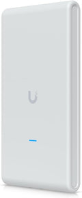 U6-Mesh-Pro Outdoor WiFi 6 Access Point US Version - Dual-Band 4x4 MU-MIMO, IPX6 Weatherproof | Bundled with QALYNX 3ft Slim Cat6A Patch Cable (28 AWG)