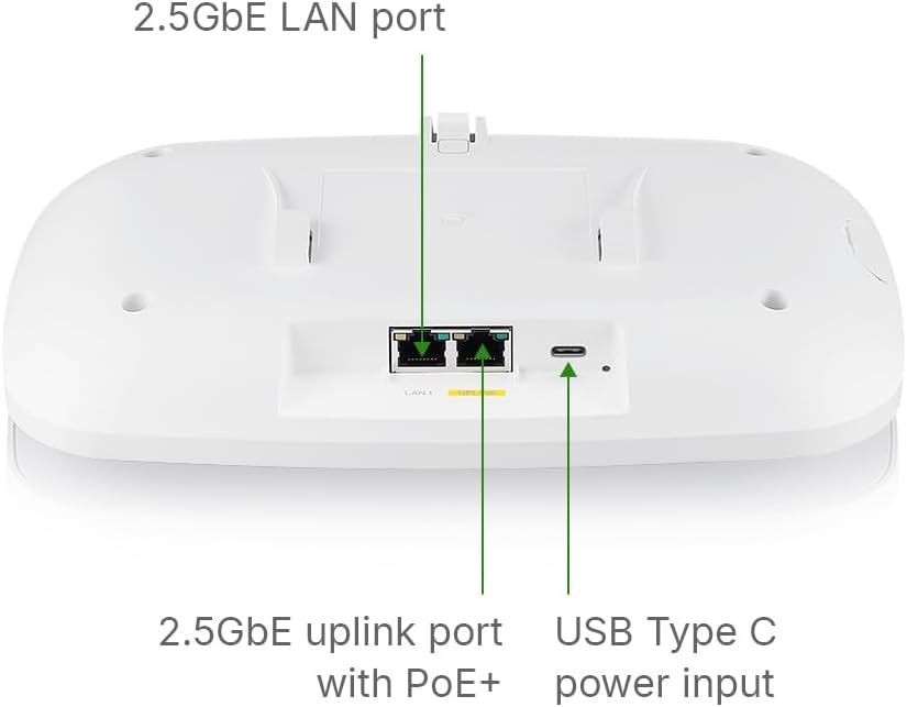 Zyxel WiFi 7 Wireless Access Point BE11000 | 2.5G | PoE+ | NWA130BE