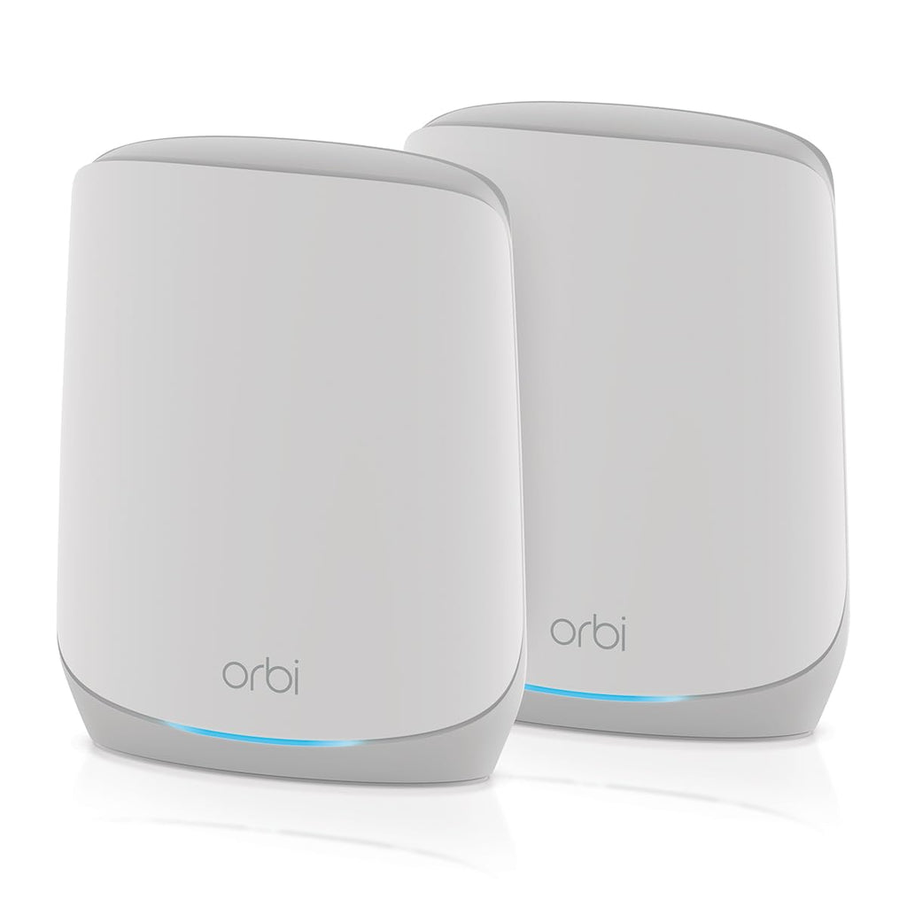 NETGEAR Orbi Whole Home Tri-Band WiFi 6 Mesh Network System (RBK752P) â Router with 1 Satellite Extender, Security Features, Coverage up to 5,000 sq. ft., 75 Devices, AX5200 802.11ax (Up to 5.2Gbps)
