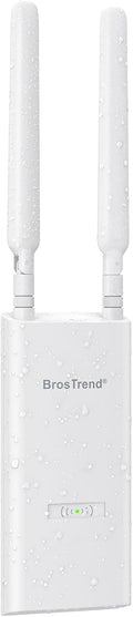 BrosTrend AX3000 WiFi 6 Outdoor Access Point Long Range, High Gain Antennas