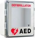 Nonalarmed Outdoor AED Cabinets. Fits All Defibrillators on The Market. Perfect for use in Schools, Churches, Arenas, or Other campuses. Measures 16.63" H x 15.25" L x 9.25" D.