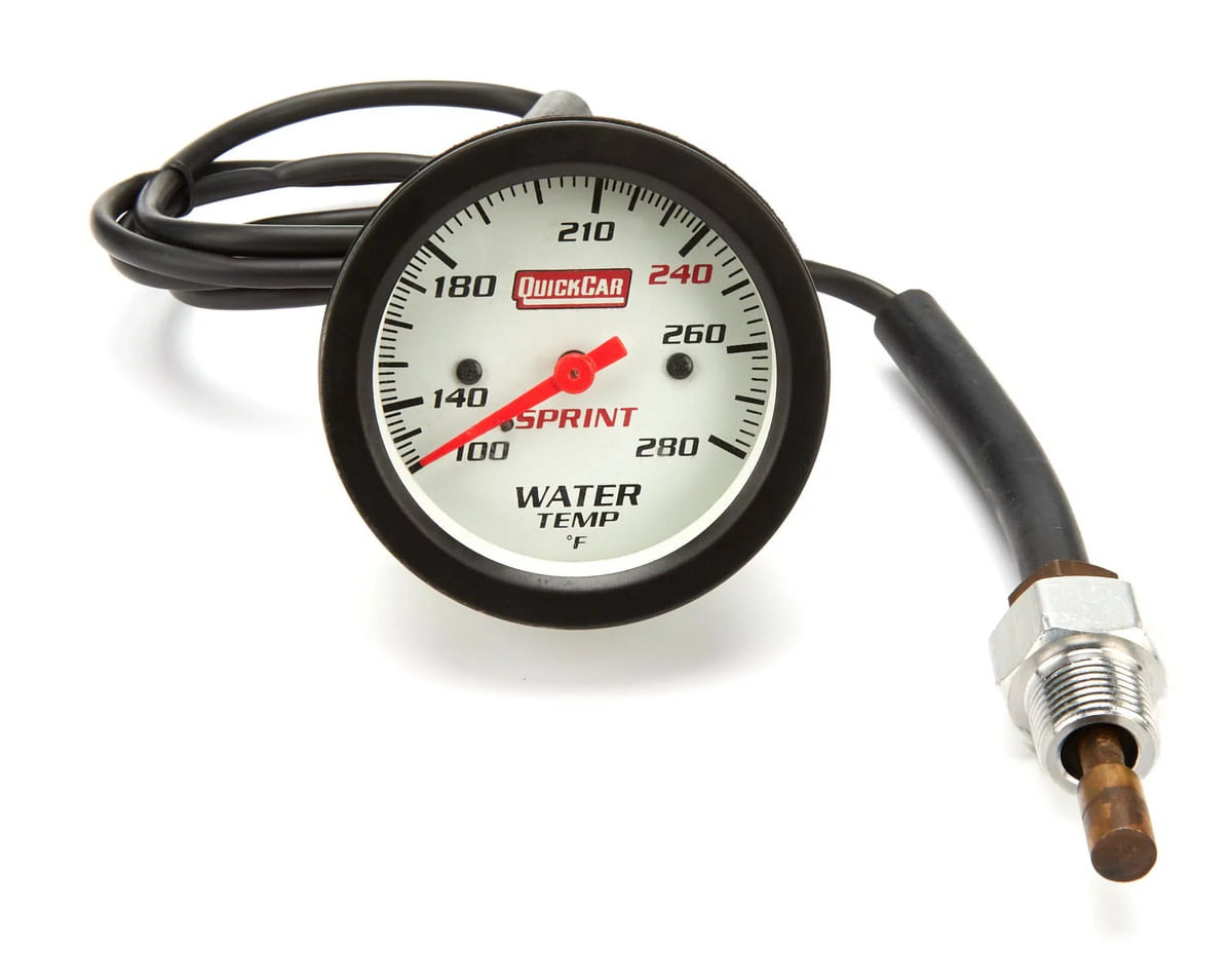 Quickcar Racing Products Qrp611-6005 Lightweight Sprint Car Water Temperature Gauge