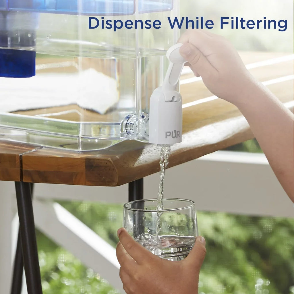 x Smoke, liquid Dispenser W x DS1810BA 5.3", System, Filter 10.1" PUR 15.3" 30-Cup L PLUS H