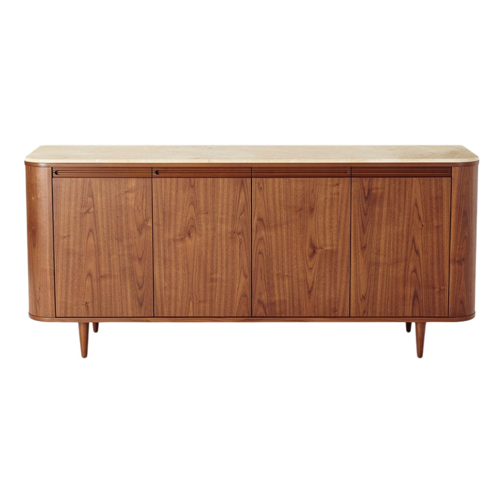 Stylowa komoda drewniana z blatem, 4 szuflady, nowoczesny design