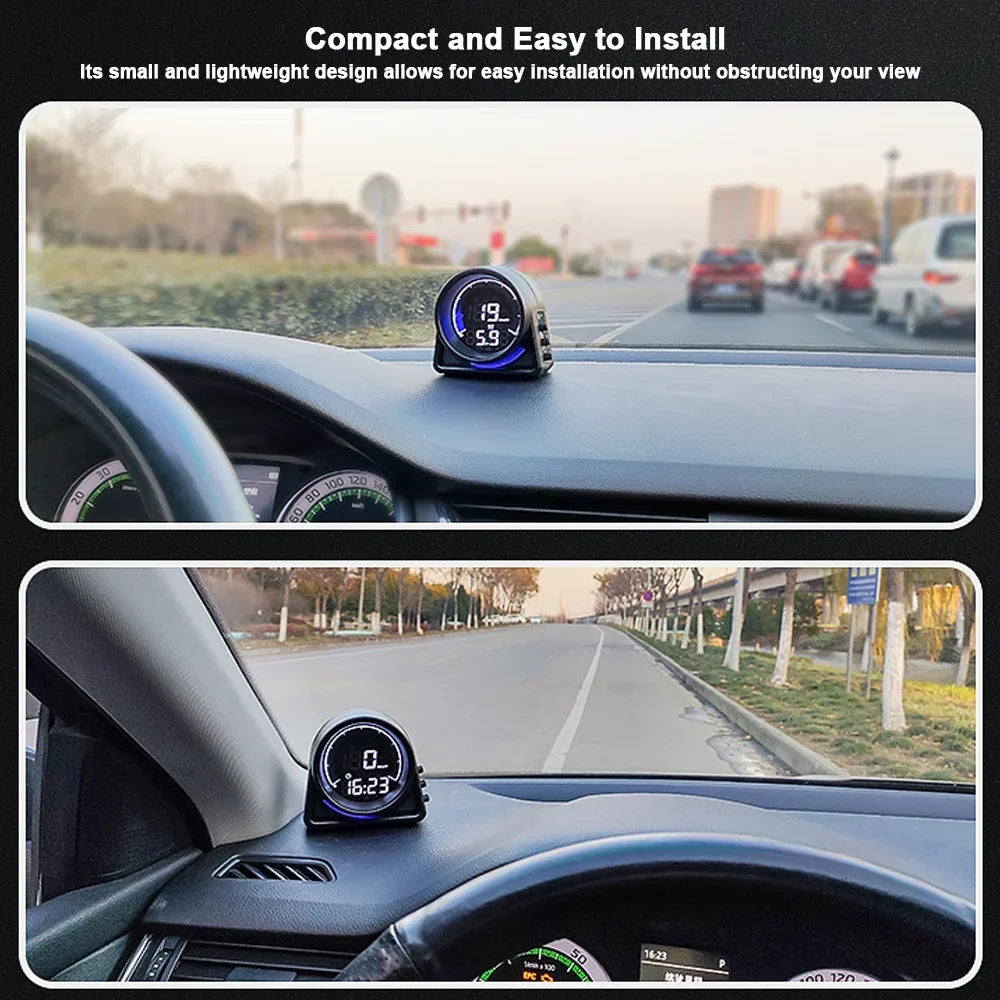 Head-Up Alarm, Driving Truck, Car, Reminder and Fatigue for - GPS RV, with Display SUV Speedometer Overspeed Digital Display, Multifunctional Car KMH/MPH, LED
