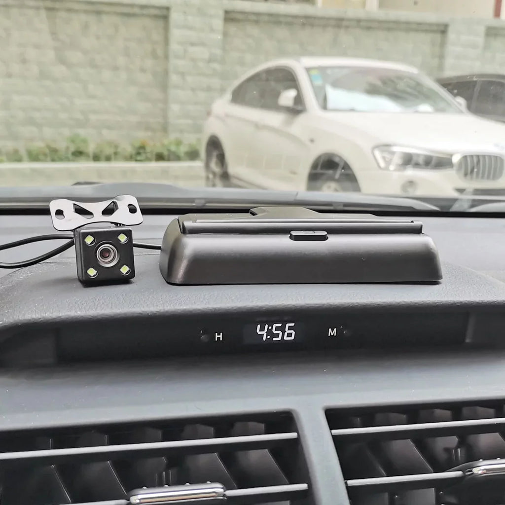 License HD Parking View Monitor Rear System Backup Camera Plate Car 4.3in Reverse