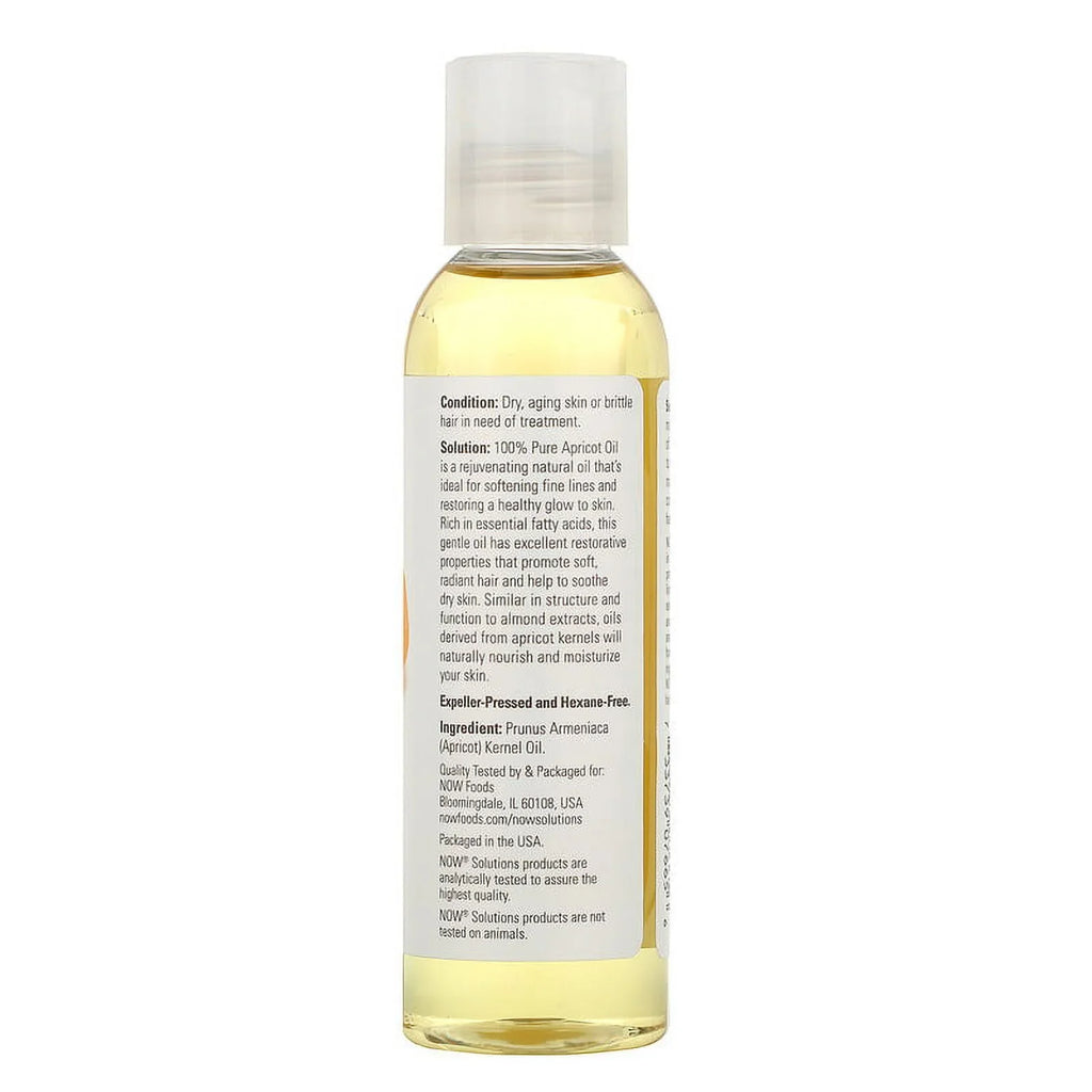 Oil, of Solutions, fl (118 4 ml) Apricot Pack oz NOW Foods, 4