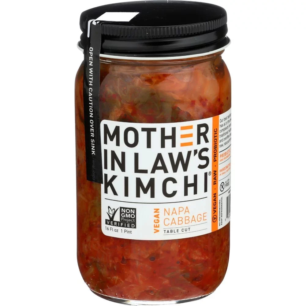 6 per Laws Cabbage Vegan Kimchi, case. Mother -- Ounce Kimchi 16 Fluid In Napa