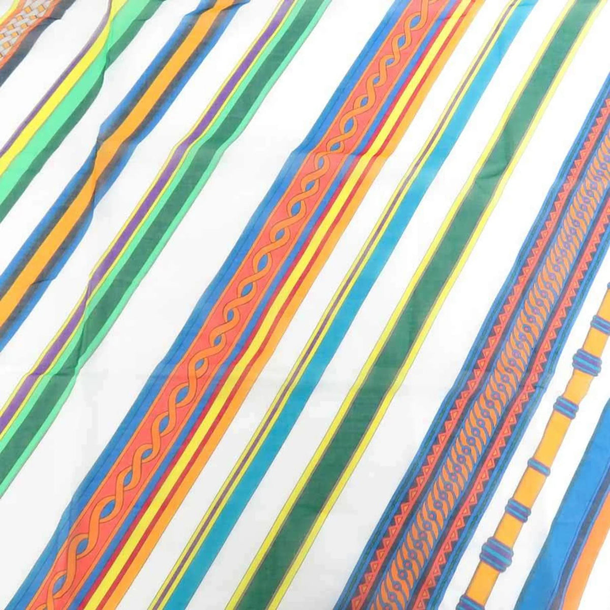 Used Hermes Shawl Scarf Muffler Cotton Multicolor Women'S (Good)