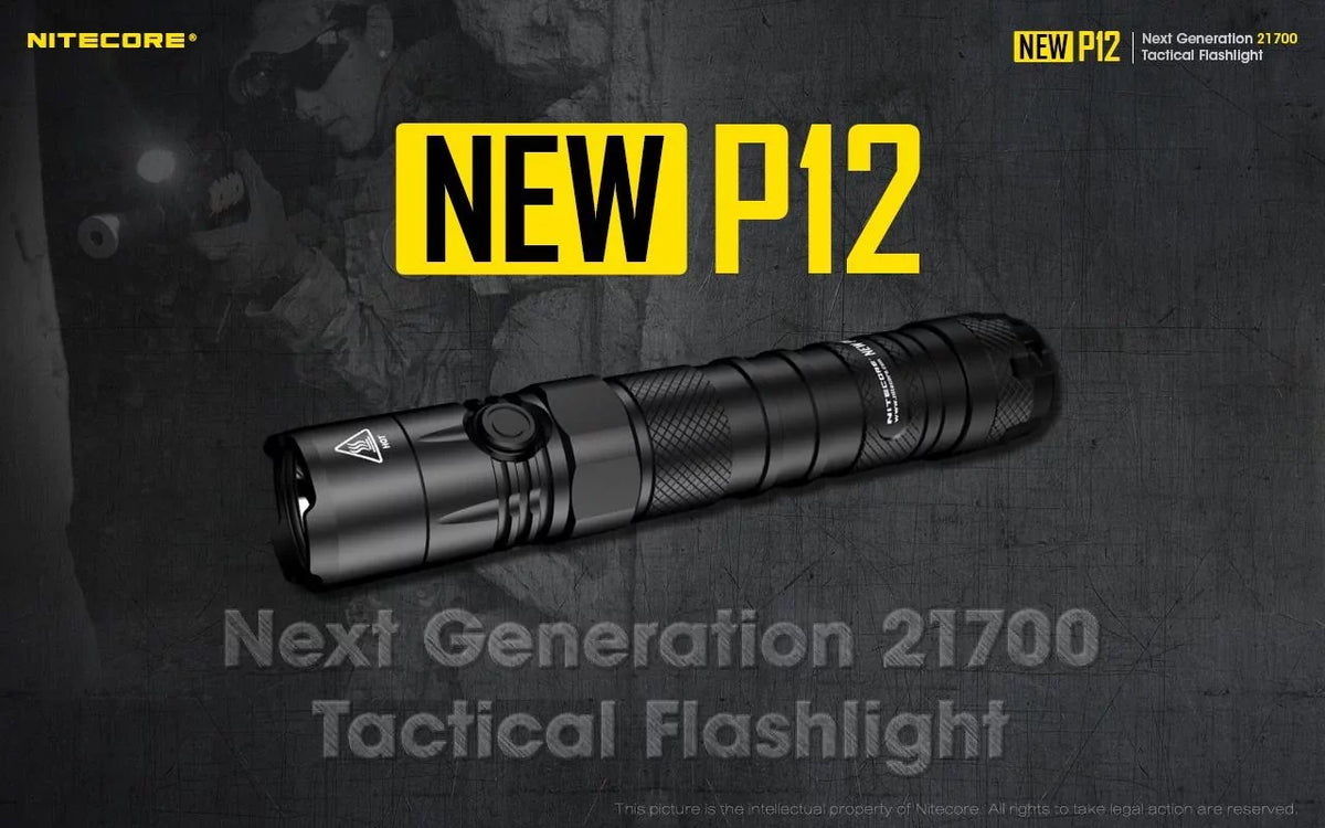 1200 LED Tactical Pressure w/RSW3 Version - P12 CREE Switch Nitecore Combo: Flashlight - V6 Lumens XP-L HD New
