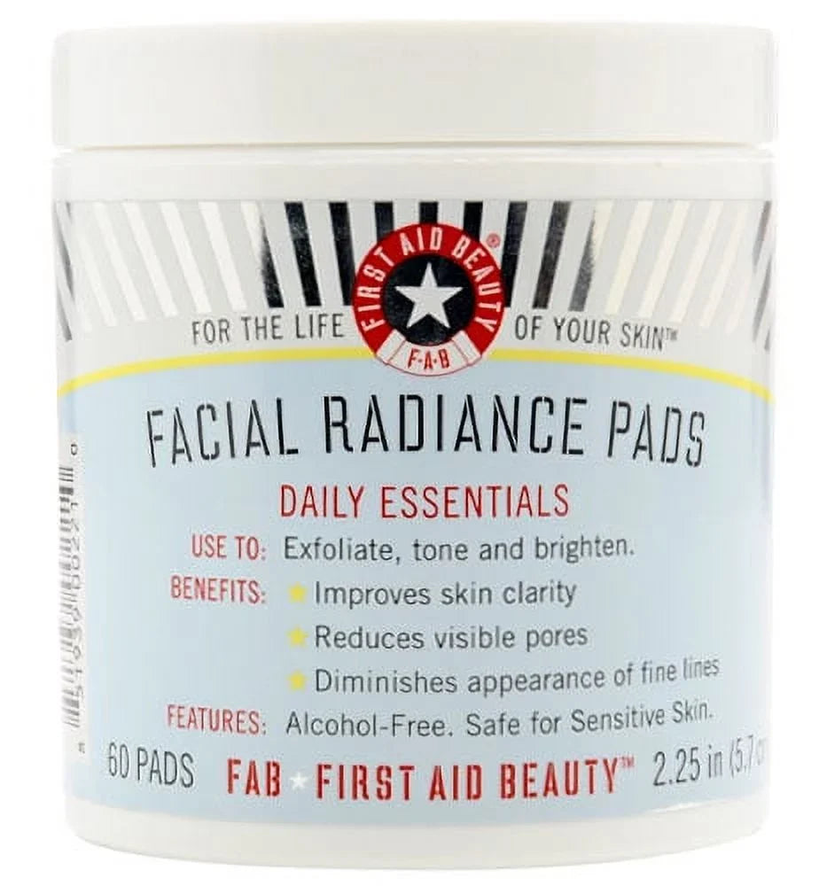 60 First Pads Facial Pads Radiance Aid Beauty