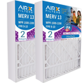 Air Air by 1500 Bear - to 2200 & Filter 255649-102 USA FILTERS Furnace 2 MPR 20x25x5 WICKED 9 FPR Filter Compatible with MERV CLEAN 20x25x5 13 Made pack Premium Comparable AIR. AIRX