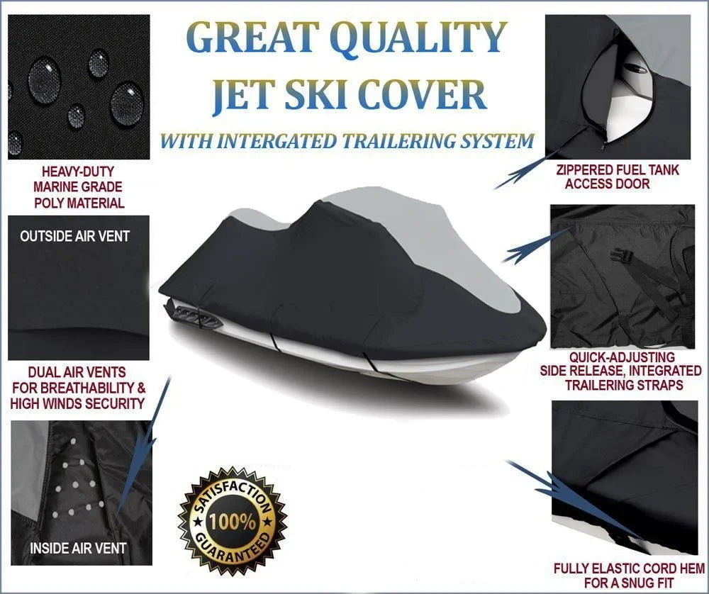 RXT-X SKI 600D Sea-Doo JET for Sea Compatible Cover HEAVY-DUTY 2007 2009 2008 Bombardier Doo SUPER PWC