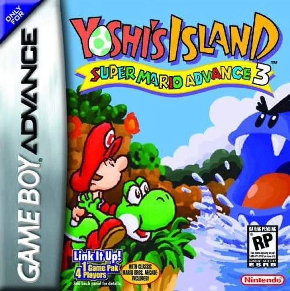 Mario 3: Gameboy Island GBA Nintendo (Used) Yoshis Advance Super Advance -