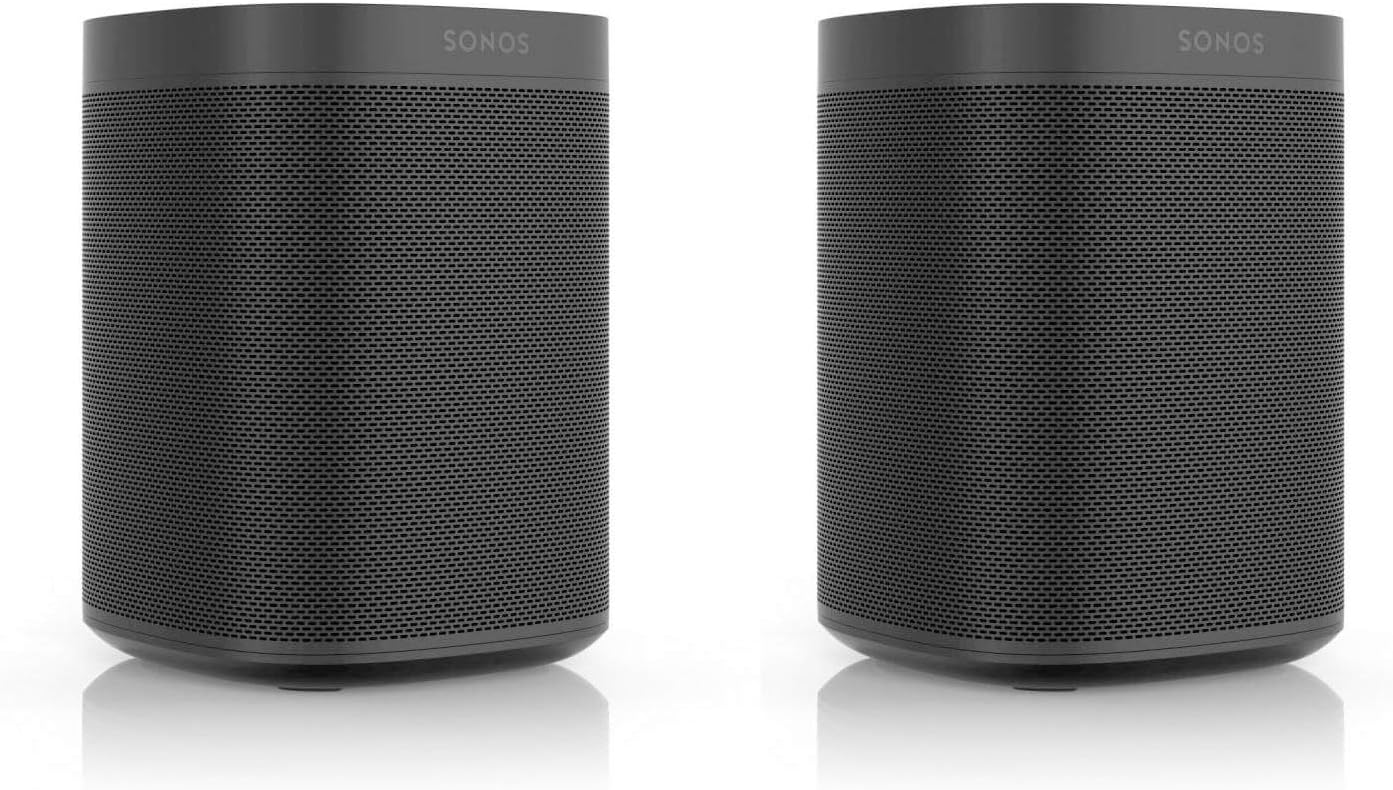 Sonos One Sl Smart Speaker Inteligentny Głośnik Domowy, Mocny Dźwięk, Transmisja Strumieniowa Wi-Fi, Funkcja Multiroom, Sterowanie Z Poziomu Aplikacji