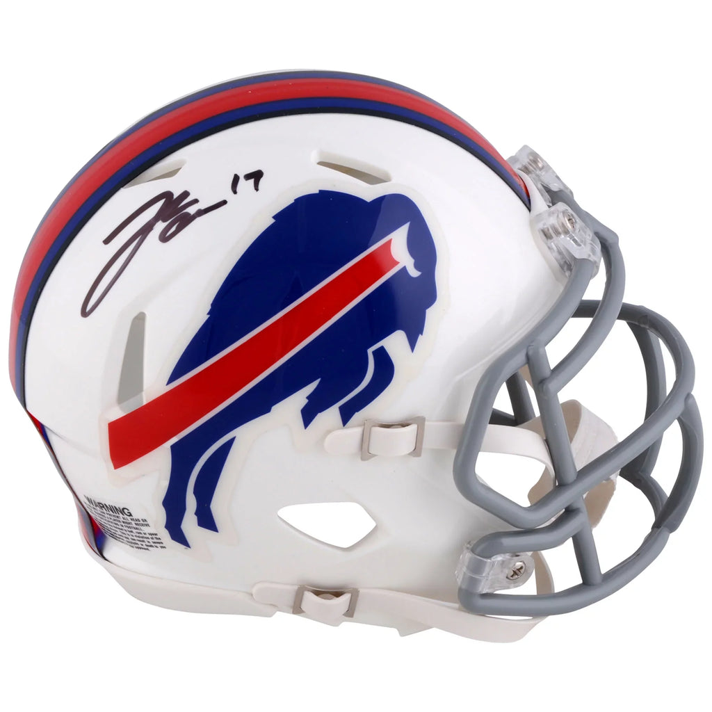 Josh Allen Buffalo Bills Autographed Riddell Speed Mini Helmet