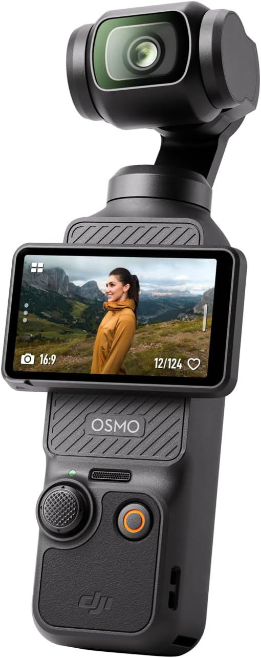 Dji Zestaw Dji Osmo Pocket 3 Kreator, Kamera Vlogging Cmos 1'', Wideo 4K/120 Fps, Stabilizacja 3-Osiowa, Śledzenie Twarzy/Obiektów, Szybkie Ustawianie