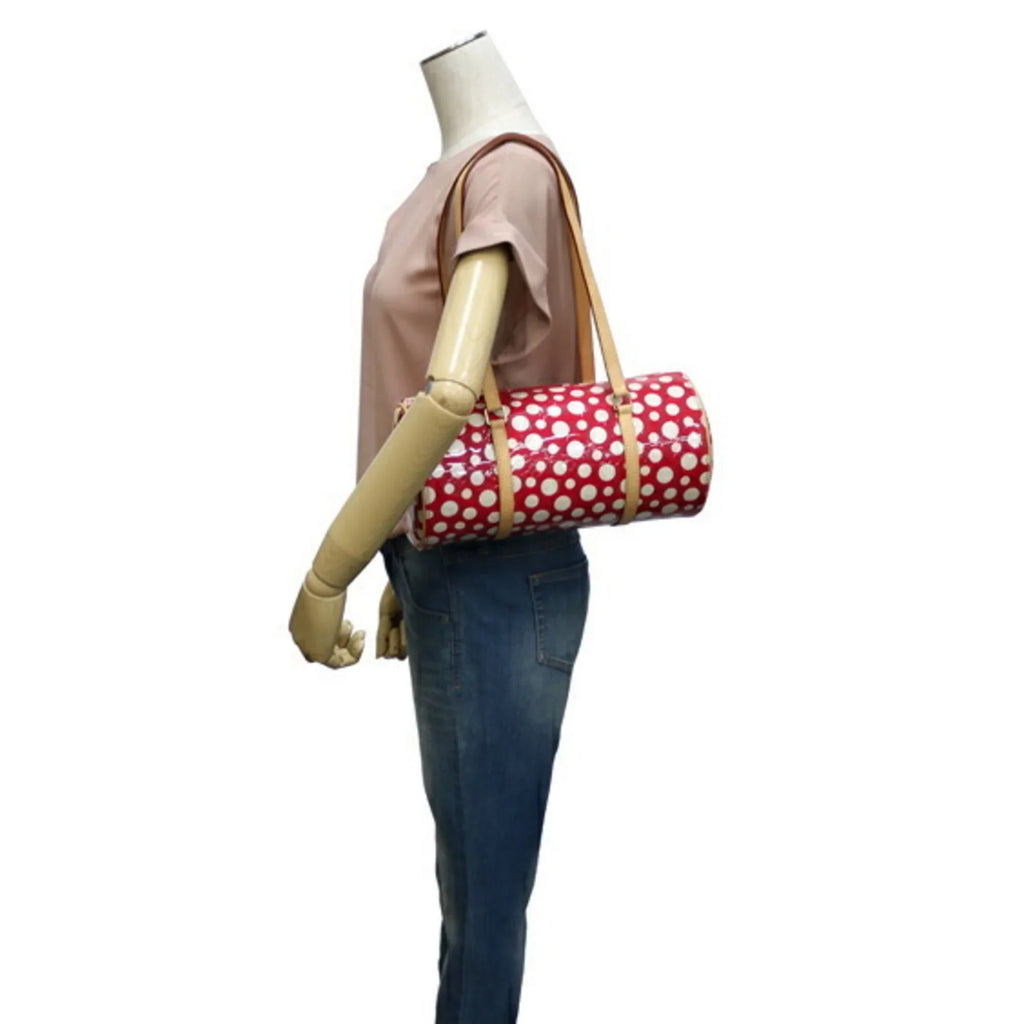 (Good) Pre-Owned M91425 Infinity Shoulder Ladies Bag Kusama Verni Papillon 30 Dot Yayoi