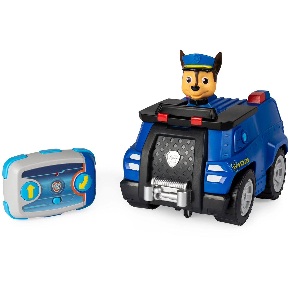 Paw Patrol, Chase Remote Control Police Cruiser With 2-Way Steering, For Kids Aged 3 And Up