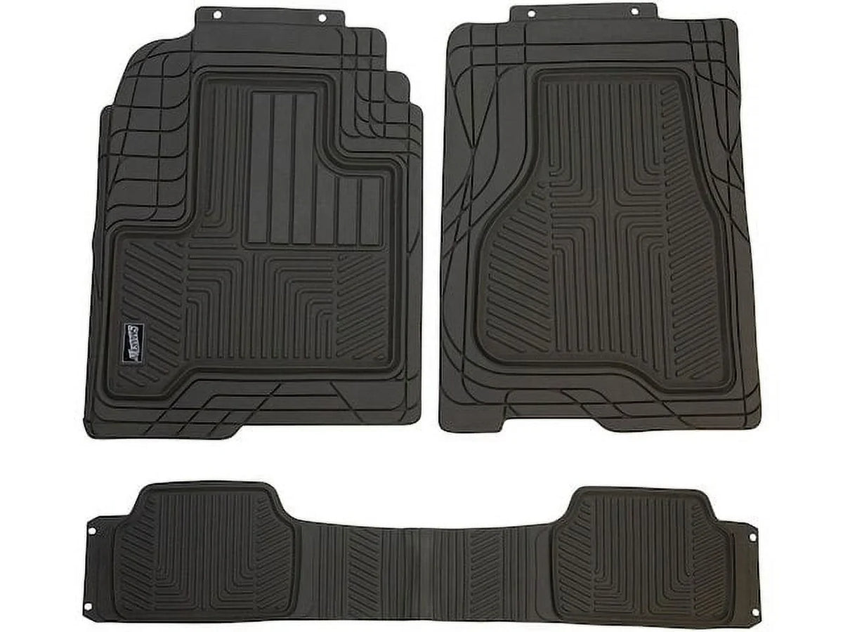 Floor Mat Set 3 Piece - Compatible With 2004 - 2016 Cadillac Srx 2005 2006 2007 2008 2009 2010 2011 2012 2013 2014 2015