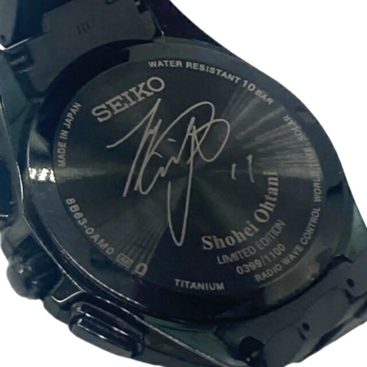 Pre-Loved Seiko Watch Shohei Otani Limited Model 8B63-0Am0 Brights Saga2571100 Titanium Men'S (Good)