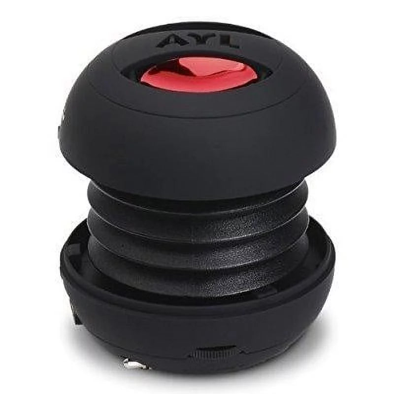 Ayl Mini Speaker System, Portable Plug In Speaker With 3.5Mm Aux Audio Input, External Speaker For Laptop Computer, Mp3 Player, Iphone, Ipad, Cell Phone (Black)